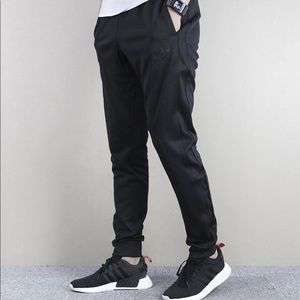 Adidas Black on Black Winter Track Pants